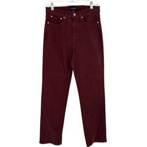 Lucky Brand Hi-Rise Maroon Denim Jeans Size 29